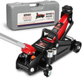 DNA Motoring Floor Jack with Socket and Lock, Low Profile Hydraulic Trolley Jack by DNAMOTORING-Tools