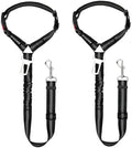 BWOGUE 2 Pack Dog Seat Belt for Car, Elastic Bungee Buffer Safety Leads by BWOGUEPetHome