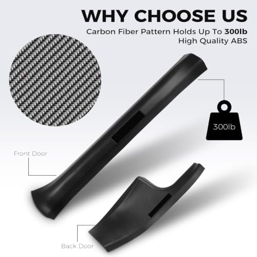 4 Pcs Door Sill Protector for Tesla Model Y 2019-2024 Only for 5 Seater - Image 2