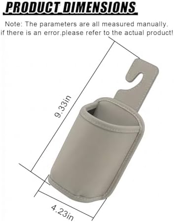 Craedli Car Door Cup Holder, Back Seat Hanging Storage Bag - Image 2