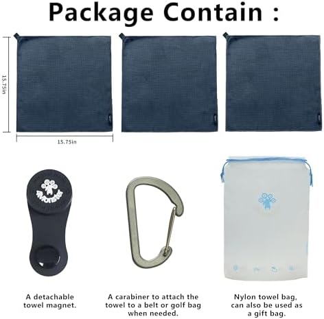 4Monster Golf Towels 3-Pack - Image 4
