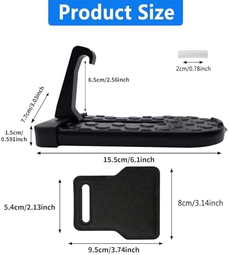 Car Door Step for Car Roof Access, Anti-Slip Surface, Equipped - Image 2
