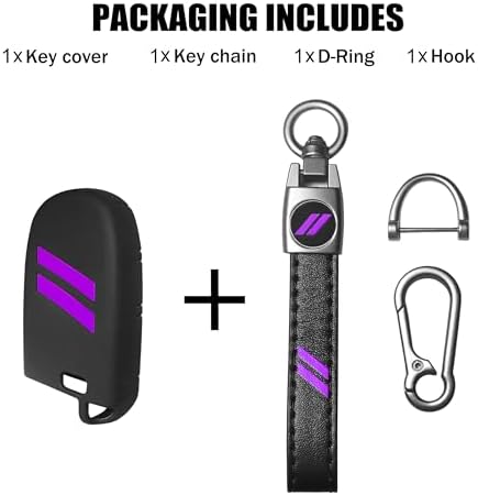 YOSRTER Key Fob Cover with Keychain - Image 3