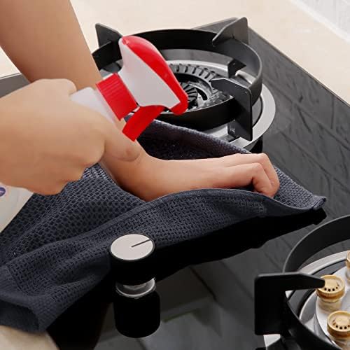 Homaxy 100% Cotton Waffle Weave Kitchen Dish Towels 24-Pack, Dark Grey - Image 5