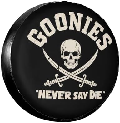 Pirates Never Say Die Spare Tire Cover Wheel Protector Universal Fit by Unknown
