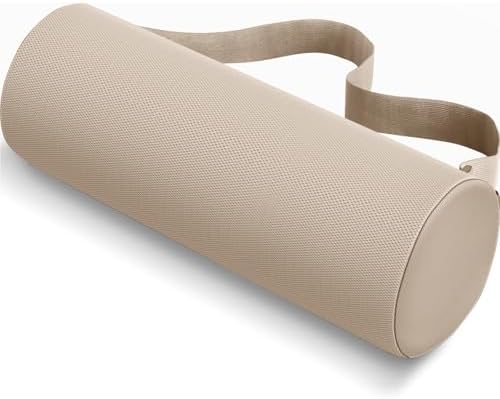 CushZone Memory Foam Lumbar Roll Support Pillow, Large Khaki by CushZone