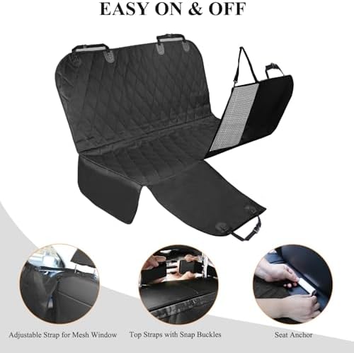 VIVAGLORY Dog Seat Cover Dog Hammock - Image 4