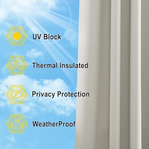NICETOWN Windproof Outdoor Curtains - Image 5