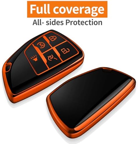 Soft Key Fob Cover with Keychain, 2021-2026 Chevy GMC Smart Key Protector - Image 3