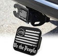 2 Inch USA Flag We The People Trailer Hitch Cover Rubber Receiver Tube Plug Cap by Unknown