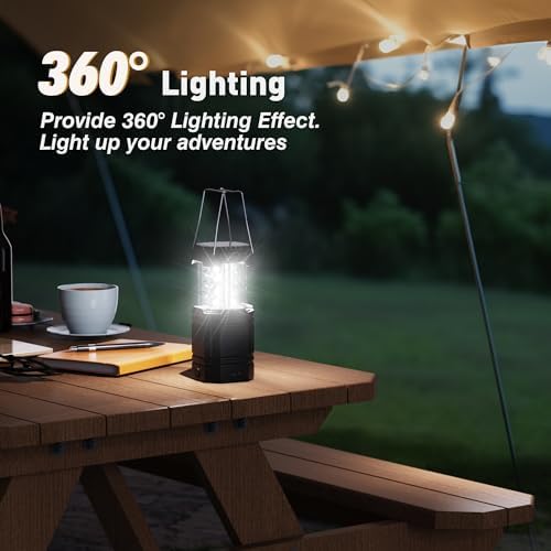 3000mAh Large Capacity Hand Crank Solar Camping Lantern - Image 6