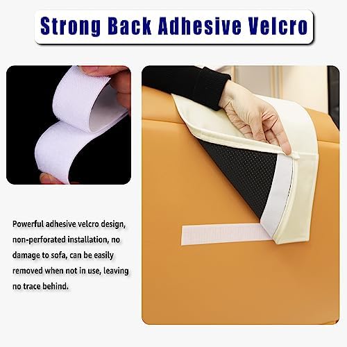 Velvet Recliner Headrest Pillow, Non-Slip Neck Support - Image 4