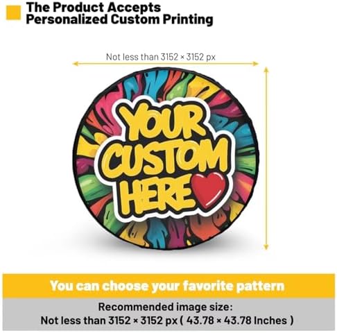 Spare Tire Cover PU Leather, Waterproof Dust-Proof Wheel Cover - Image 3