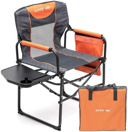 SUNNYFEEL Oversized Camping Chair Portable Directors Chairs by SunnyFeelCamping