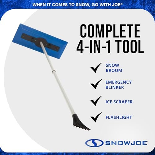 Snow Joe 6 Pack 18 Telescoping Snow Broom & Ice Scraper, Foam Brush - Image 4
