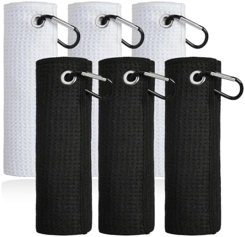 Mile High Life Microfiber Golf Towel 6 Pack Waffle by MileHighLife
