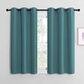 NICETOWN Short Kitchen Blackout Curtains, Thermal Insulated Solid Grommet by NICETOWN