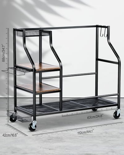FHXZH Golf Bags Storage Garage Organizer - Image 6