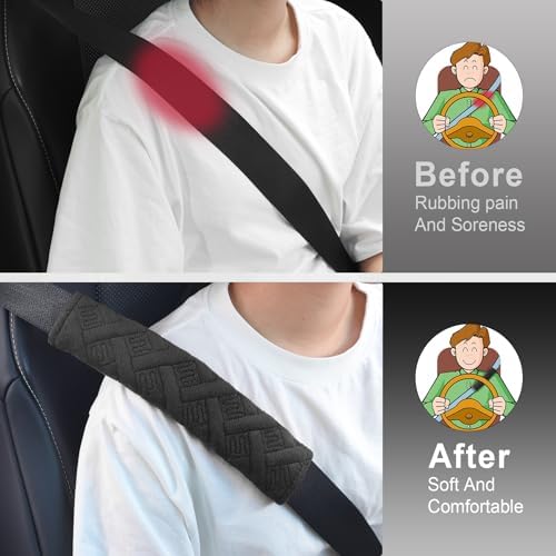 JUSTTOP 2-Pack Universal Car Seat Belt Pads Cover - Image 6