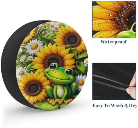 Frog Spare Tire Cover Waterproof Dust-Proof Spare Wheel Covers - Image 4