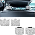 4PCS Bling Car Headrest Collars, Crystal Rhinestone Automotive Head Rest Collars by KHGUZ