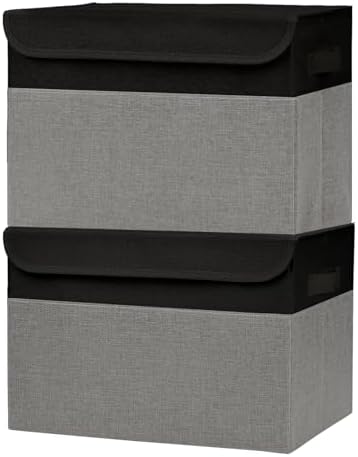 Bagnizer Large 42 Quarts Fabric Storage Bins by Bagnizer