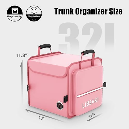 LIBZAKI Car Trunk Storage Organizer, Collapsible Trunk Storage Box - Image 6