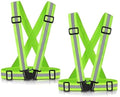 Reflective Vest Running Gear, 2-10Pack High Visible Safety VES by SAWNZC