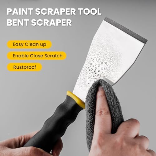 Mister Rui 3" Heavy Duty Bent Scraper, Hammer End - Image 5