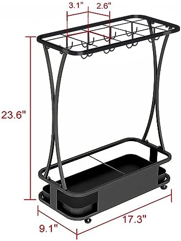 GeLive Umbrella Holder Entryway Umbrella Display Stand Rack Umbrella Container - Image 6