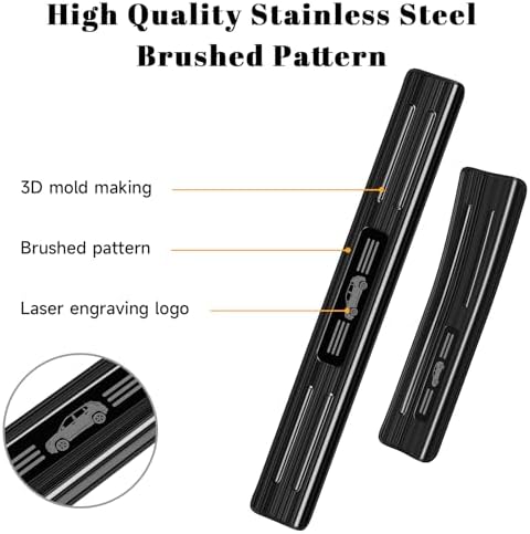 4PCS Car Door Edge Guards Door Sill Protector - Image 4