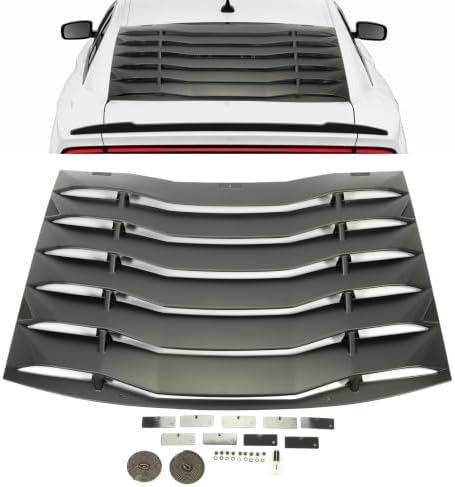 ALMULOO Rear Windshield Louver Compatible by Provideautoparts