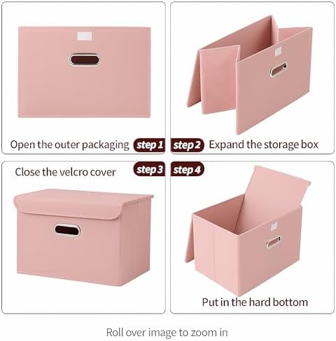 STOREONE Fabric Storage Cube Bins Foldable Organizer Container Collapsible - Image 6