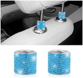 2 PCS Car Headrest Collars, Sparkling Rhinestones Auto Head Rest Collars Seat by RDXCV