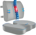CushZone Seat Cushion and Lumbar Support Pillow by CushZone