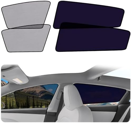 XCBYT Static Cling Tesla Model 3 Window Shade by XCBYT