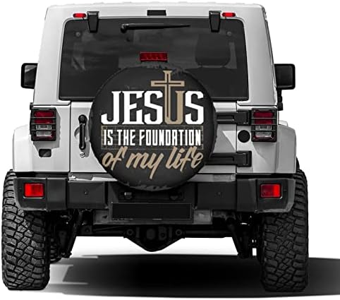 0 Spare Tire Cover Dust-Proof Wheel Tire Cover Fit Trailer, SUV and Many - Image 2