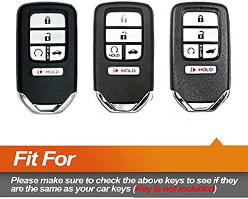 Silicone Key Fob Cover Fit for Honda Civic Accord Pilot CR-V Insight Passport - Image 2