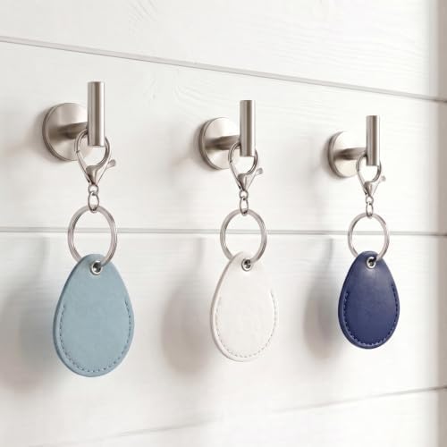PAGOW 2.3x1.8in Key Fob Holder, PU Leather RFID Key Case Protector - Image 7