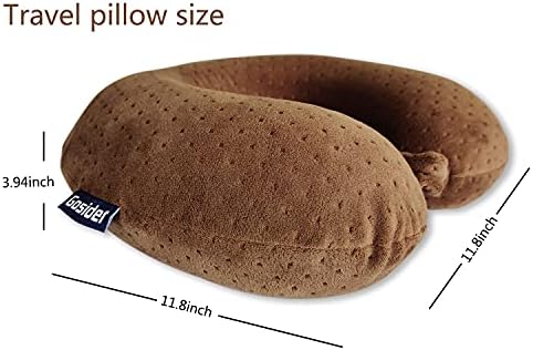 Memory Foam Travel Pillow, U Shape Neck Pillows - Image 3