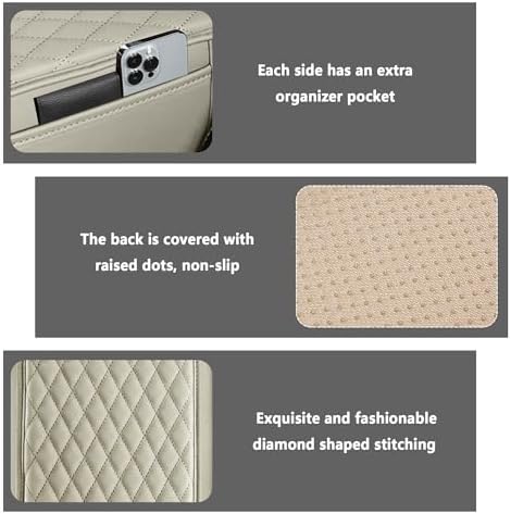 Stacool Upgraded Car Center Console Cover, Microfiber Leather Car Armrest Cover - Image 3