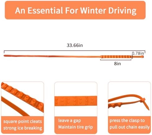 Universal Anti-Skid Snow Tire Chains - Image 4