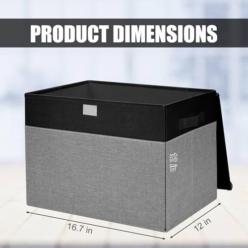 Bagnizer Large 42 Quarts Fabric Storage Bins - Image 2