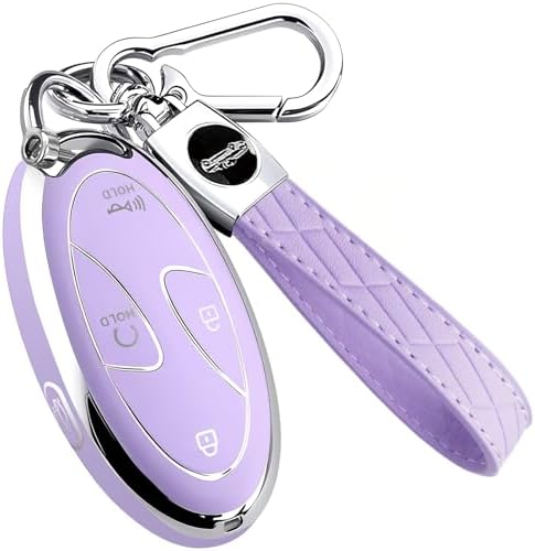 5 Buttons Compatible with Hyundai Key Fob Cover Accessories, Fits by Unknown