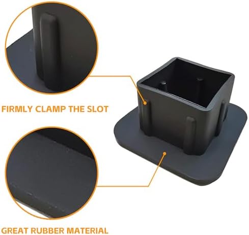 Trailer Hitch Cover, Square 2 Inch Receiver Tube Plug Cap - Image 3