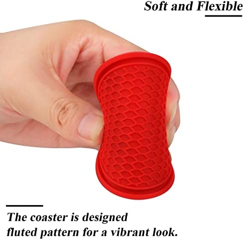 4 Pack Car Coasters, 2.75inch Universal Non-Slip Car Cup Holder Coaster - Image 4
