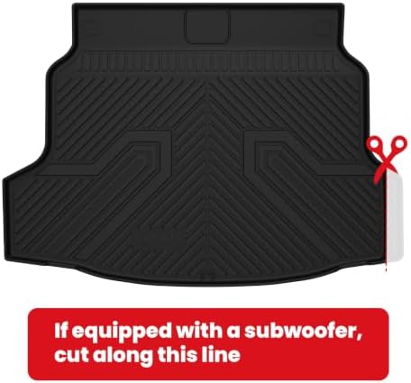 LASFIT All Weather Cargo Mats for Honda Civic 2017-2021 - Image 2