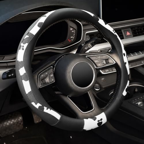 ZHOL Cow Print Steering Wheel Cover by ZHOL