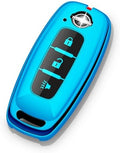 for Nissan Key Fob Cover 3 Buttons Car Key Case Sentra Kicks Pathfinder Rogue by ZSPDACC