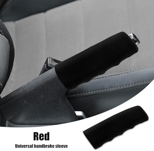 QODOLSI 1 PC Car Handbrake Handle Cover, 4.8" x 1.65" x 1.41" Silicone Wavy - Image 3